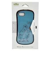 セサミストリート クッキーモンスター ハイブリッドガラスケース iPhoneケース スマホ用品