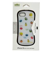 セサミストリート みんな ハイブリッドガラスケース iPhoneケース スマホ用品