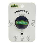 セサミストリート POCOPOCO ロゴ スマホグリップ スマホ用品