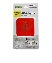 セサミストリート エルモ USB/USB Type-C ACアダプタ 充電器 スマホ用品