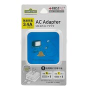セサミストリート クッキーモンスター USB/USB Type-C ACアダプタ 充電器 スマホ用品