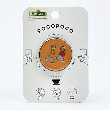 セサミストリート バート&アーニー POCOPOCO スマホグリップ スマホ用品