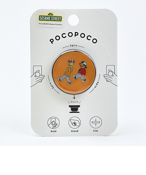 セサミストリート バート&アーニー POCOPOCO スマホグリップ スマホ用品