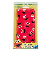 セサミストリート エルモ フリップカバー (iPhone7) iPhoneケース スマホ用品