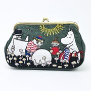 ムーミン 畳刺繍ペンポーチ がま口 NLC 仲間 ペンケース MOOMIN