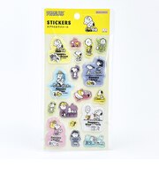 スヌーピー カプセル＆ラメシール シンプル ステッカー 文具 SNOOPY