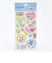 スヌーピー カプセル＆ラメシール きょうだい ステッカー 文具 SNOOPY