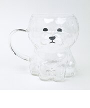 ビションフリーゼ ダイカットガラスマグカップ コップ