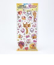 サンリオ ハローキティ ×マツケンサンバ クリアキャンディシール (ゴールド) 文具 Sanrio