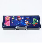 スーパーマリオ コンパクト両面開きペンケース 文具 ギャラクシー・ムービー