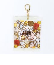 スヌーピー シール入りミニポーチ アイボリー ステッカー 文具 SNOOPY