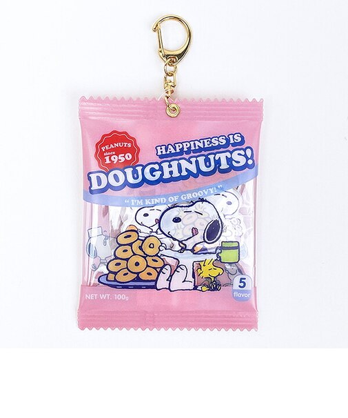 スヌーピー シール入りミニポーチ ピンク ステッカー 文具 SNOOPY