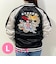 らんま1/2 リバーシブルスカジャン(L) ブラック×ブラック アパレル