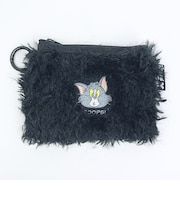 トムとジェリー トム 刺繍ファーポーチ トムジェリ