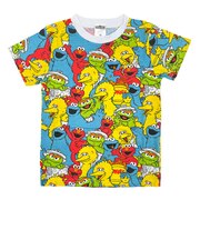 セサミストリート セサミ総柄 Tシャツ(120） キッズ アパレル