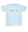 セサミストリート クッキーモンスター ユニセックスTシャツ(S) ロゴ ライトブルー アパレル