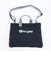 スヌーピー キルトショルダーバッグ(大) ブラック ルートート ROOTOTE SNOOPY