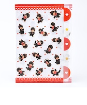 モンチッチ ダイカットクリアファイル(5P) 文具 日本製
