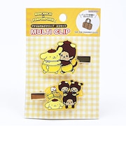サンリオ ポムポムプリン ×モンチッチ マルチクリップ2個セット(M)