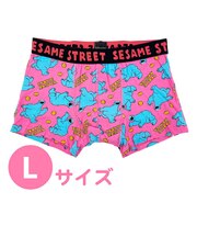 セサミストリート クッキーモンスターとクッキー ボクサーブリーフ(L) アパレル ボクサーパンツ