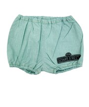 セサミストリート オーバーパンツ (XS) グリーン ベビー キッズ アパレル