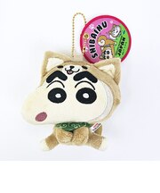 クレヨンしんちゃん 柴犬 ぬいぐるみマスコットキーホルダー