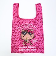 サンリオ 日焼けキティ エコバッグ ピンク/レオパード Sanrio