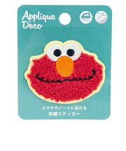 セサミストリート エルモ サガラ刺繍ステッカー ワッペン