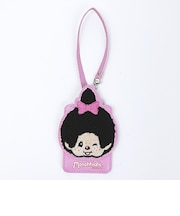 モンチッチ モンチッチちゃん サガラ刺繍パスケース (ピンク) 定期入れ