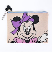 ディズニー ミニーマウス フラットニットポーチ ACCOMMODE アコモデ Disney