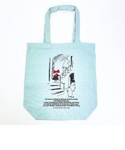ムーミン トートバッグ(リボン&鈴付き) 階段 ミント MOOMIN