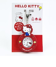 サンリオ ハローキティ キャラクターレザーキーチェーンウォッチ レッド 時計 Sanrio