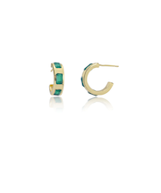 ATHENA ‘Cora’チャンキー ハギー フープピアス