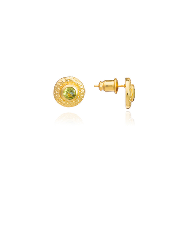 ATHENA LUNAジェムストーンスタッドピアス