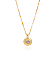 ATHENA LUNAシングルディスクペンダントネックレス