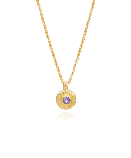 ATHENA LUNAシングルディスクペンダントネックレス