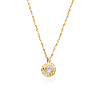 ATHENA LUNAシングルディスクペンダントネックレス