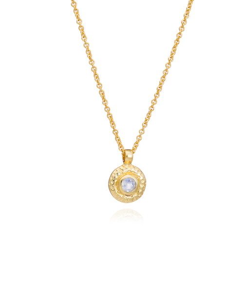 ATHENA LUNAシングルディスクペンダントネックレス