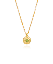 ATHENA LUNAシングルディスクペンダントネックレス