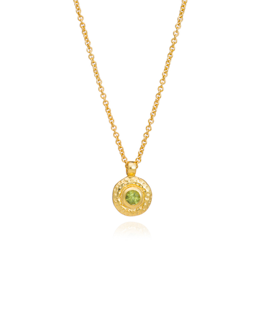 ATHENA LUNAシングルディスクペンダントネックレス