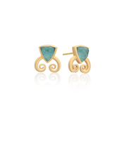 ATHENA TRILLIONダブレット＆スクロールスタッドピアス