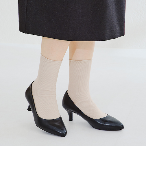 【WEB限定】ミドルヒールパンプス/R-4008