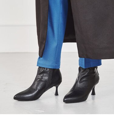 WEB限定★ソフトレザーサイドリボンブーツ