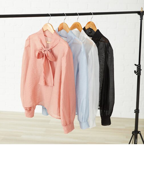 ２WAYボウタイシアーブラウス