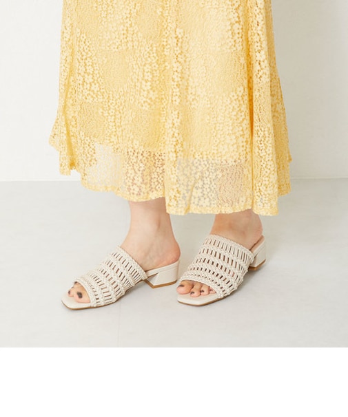 メッシュミュールサンダル/32201