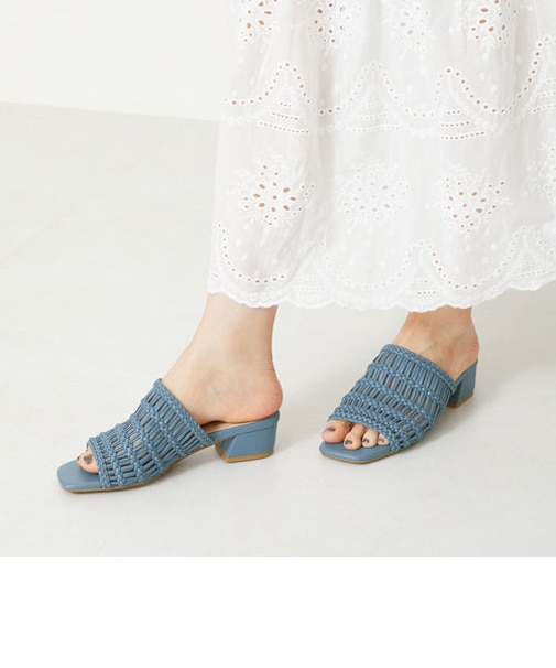 メッシュミュールサンダル/32201