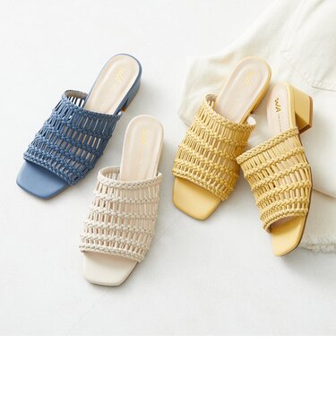 メッシュミュールサンダル/32201