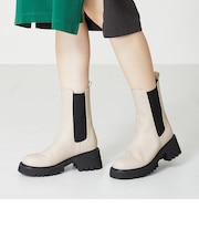 厚底サイドゴアブーツ/31419