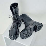 レースアップミドルブーツ/31416