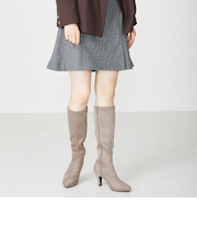 アーモンドトゥロングブーツ/31507